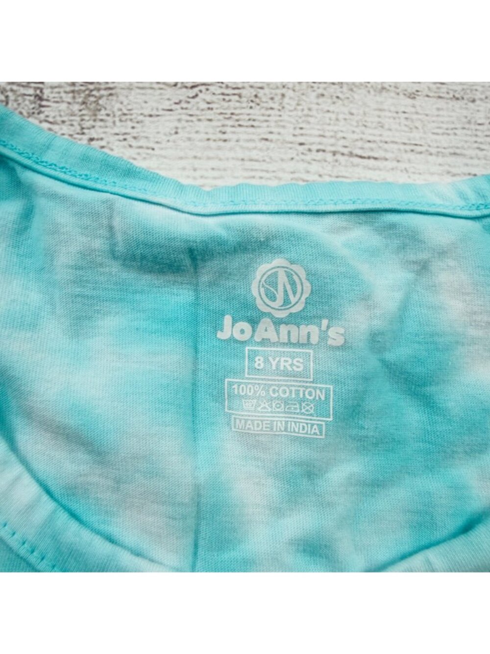 JoAnns Fringe Hem Tie Dye Bahamas Swim Cover Up Tank Dress Girls 8 - Picture 2 of 3